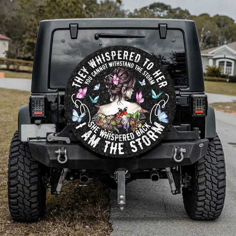 They Whispered To Her Tire Cover