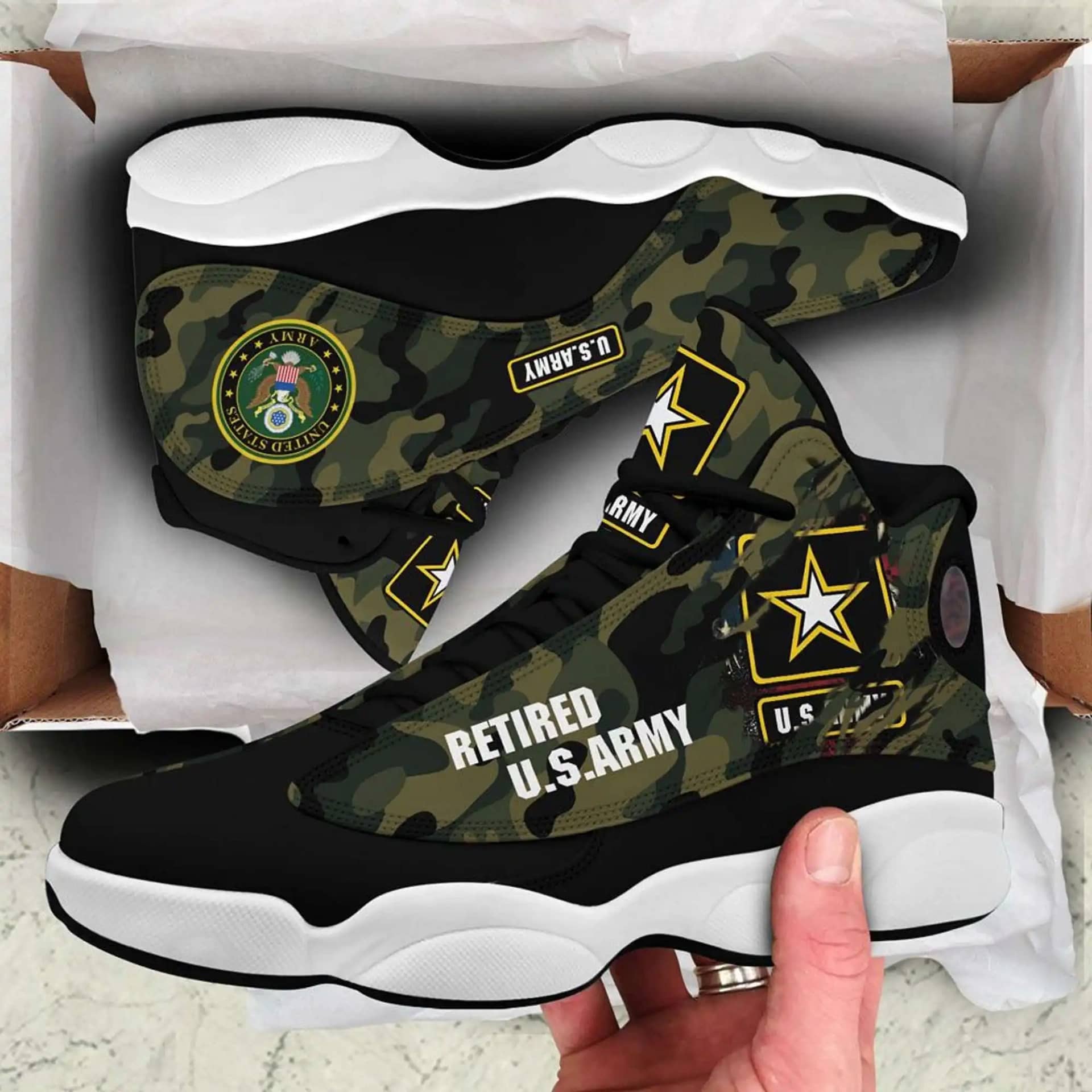 Us Army Air Jordan Shoes