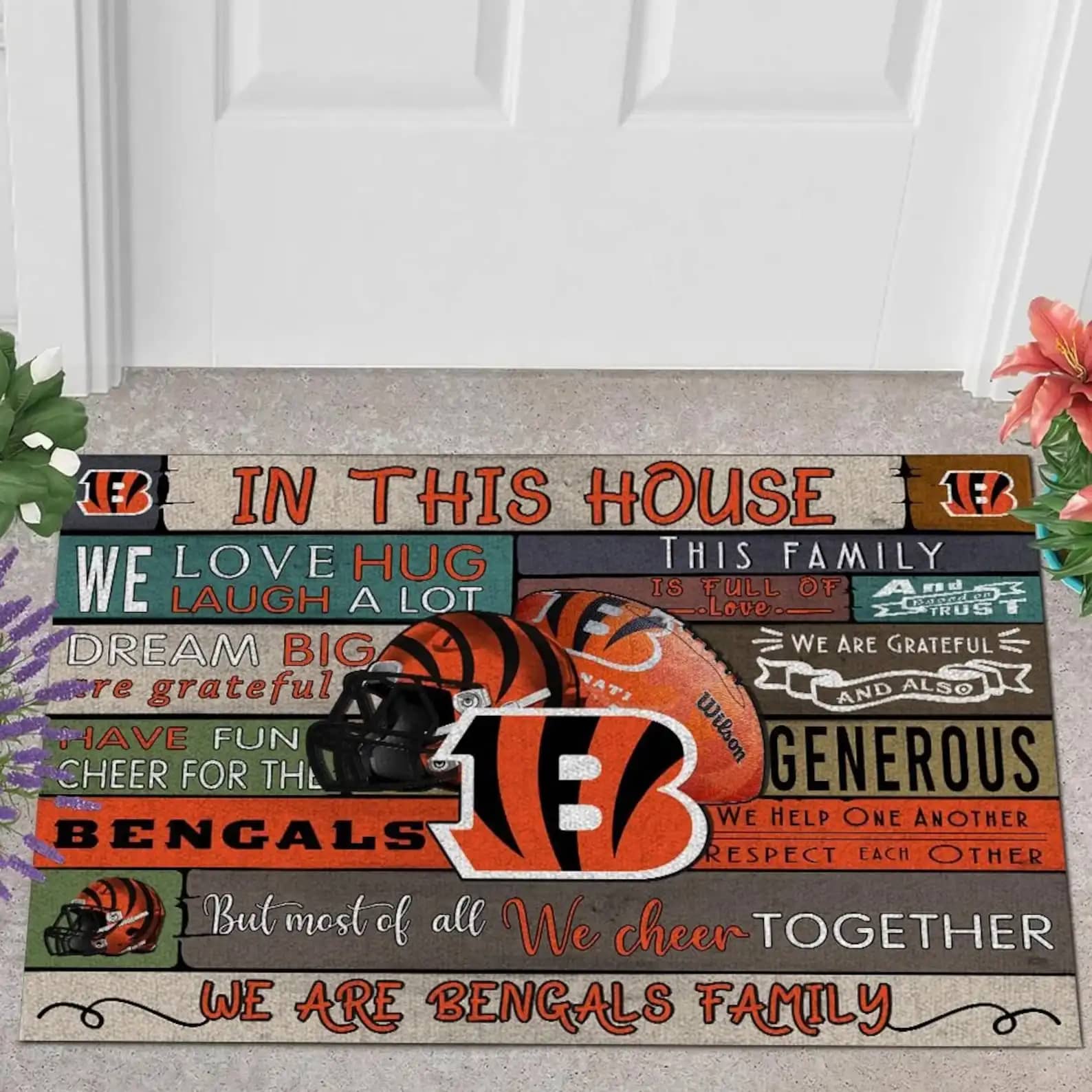 We Are Bengals Familyw Doormat