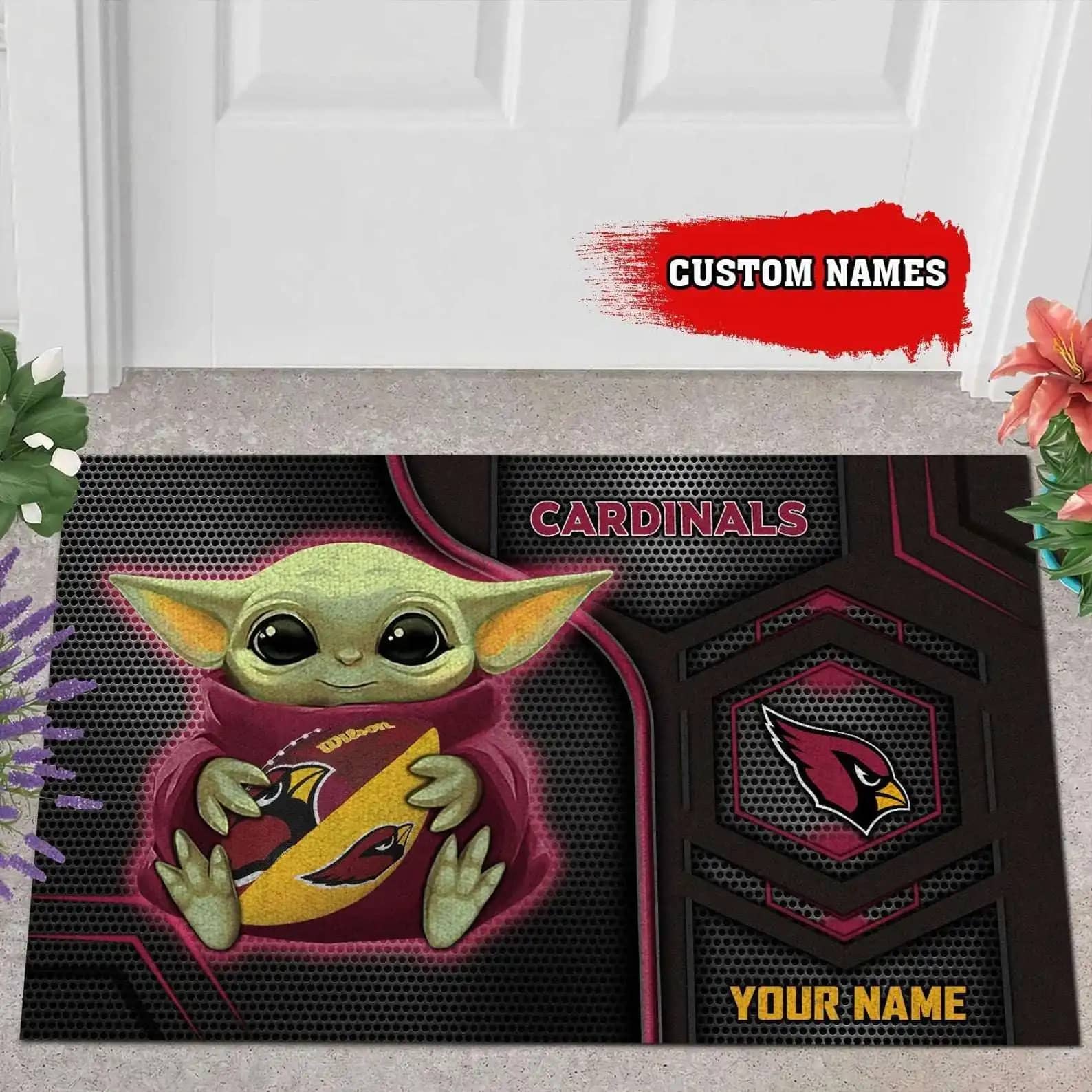 Welcome Arizona Cardinals Team Doormat