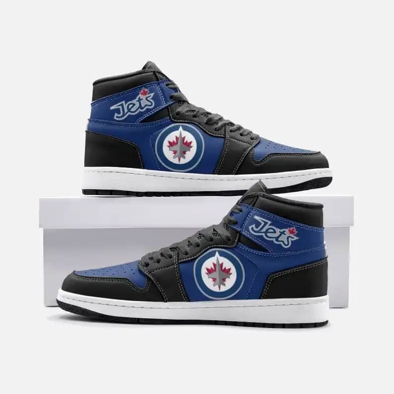 Winnipeg Jets Fan Unofficial Air Jordan Shoes