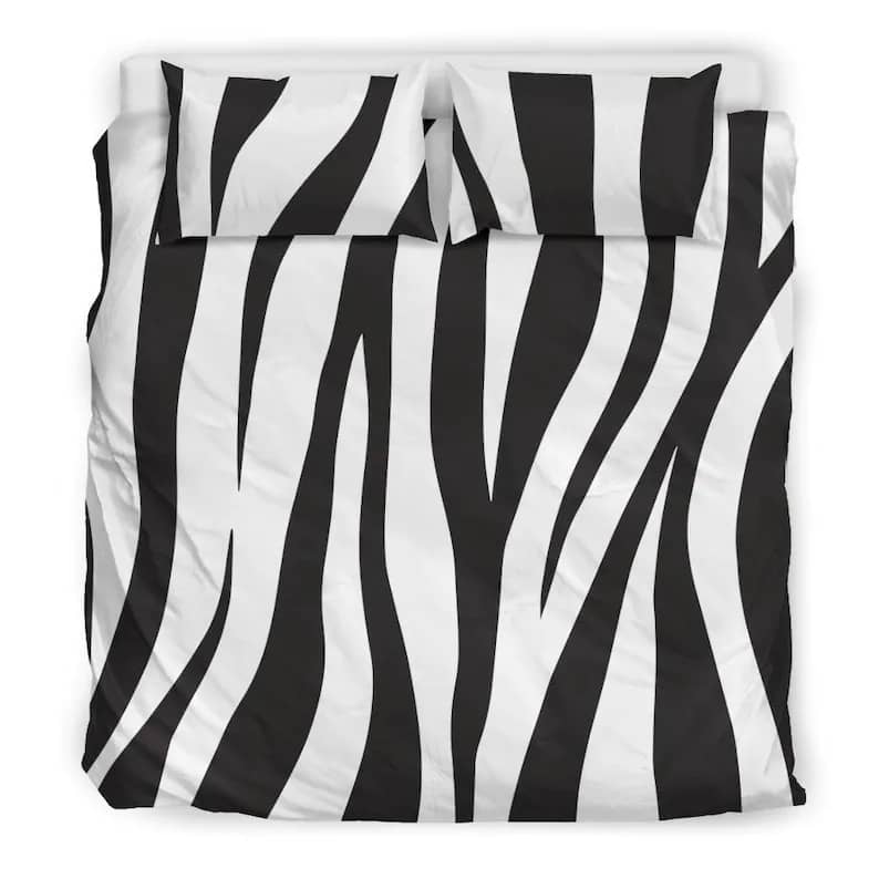 Inktee Store - Zebra Style Pattern Art Wild Animal Jungle Bedroom Decor Quilt Bedding Sets Image