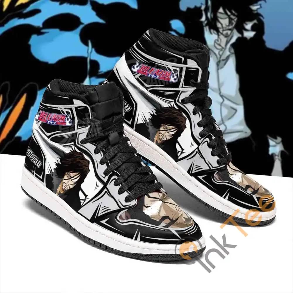 Kenpachi Zaraki Skate Sneakers Custom Bleach Anime Shoes - Reallgraphics