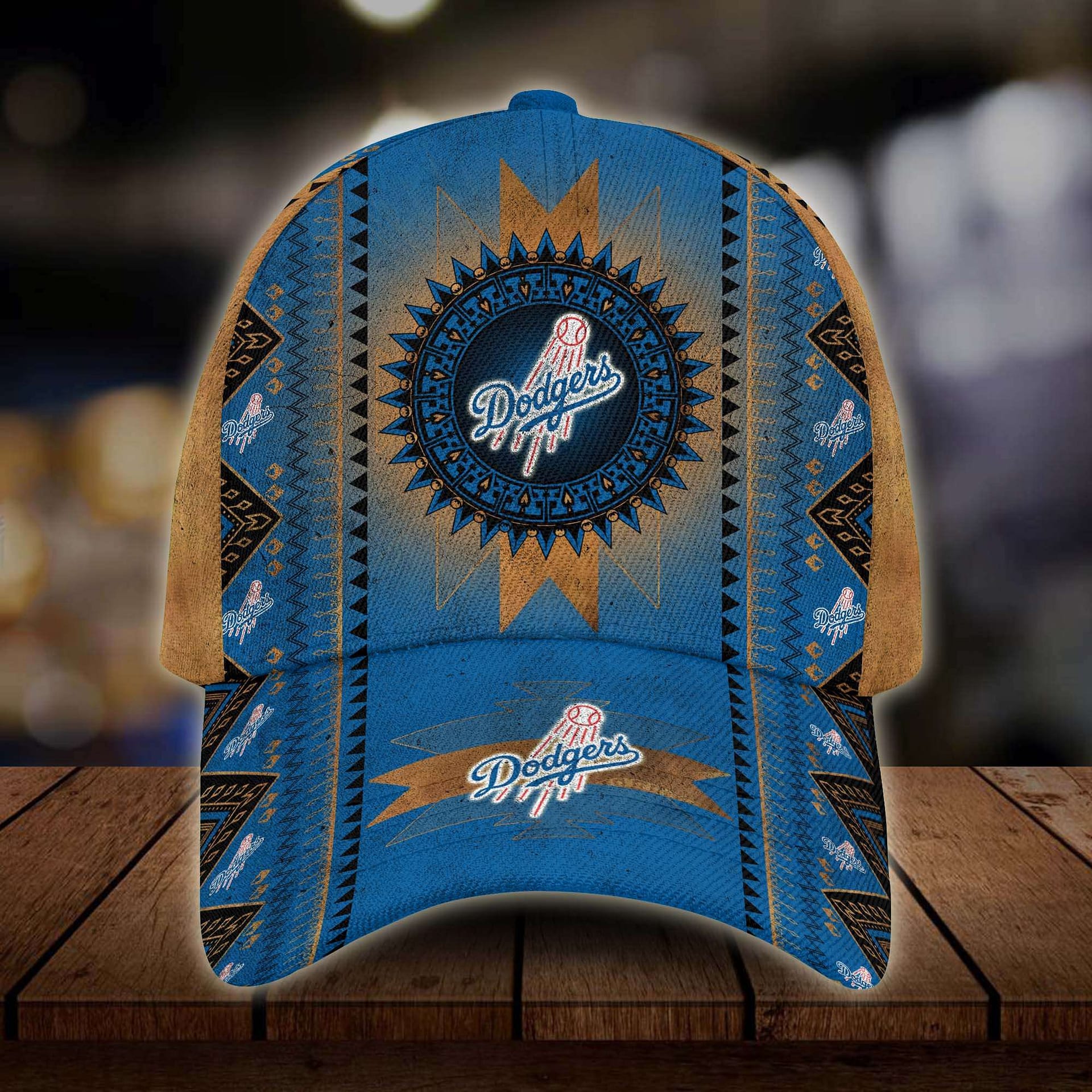 Los Angeles Dodgers Mlb Team Logo Native Americans Classic Cap - Inktee  Store