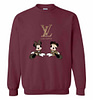 Supreme Louis Vuitton Mickey And Minnie Youth Kids Sweatshirt