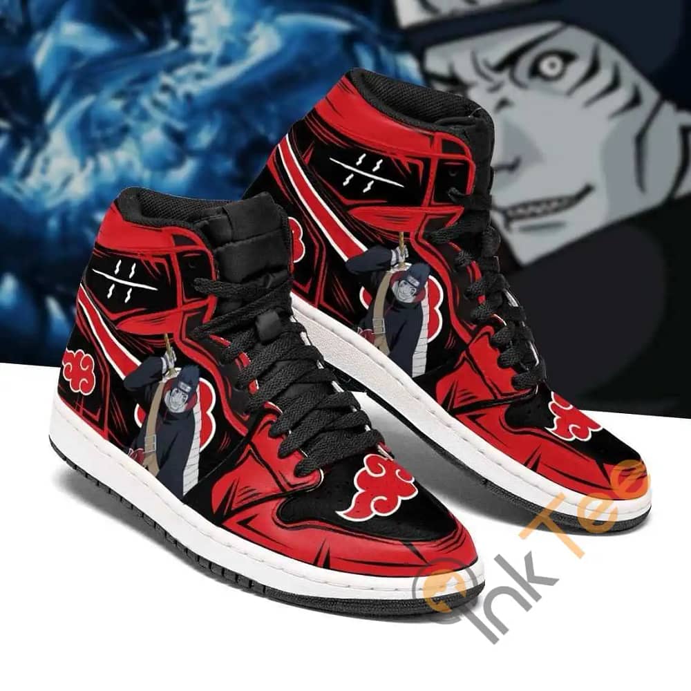 Akatsuki Kisame Naruto Sneakers Anime Air Jordan Shoes