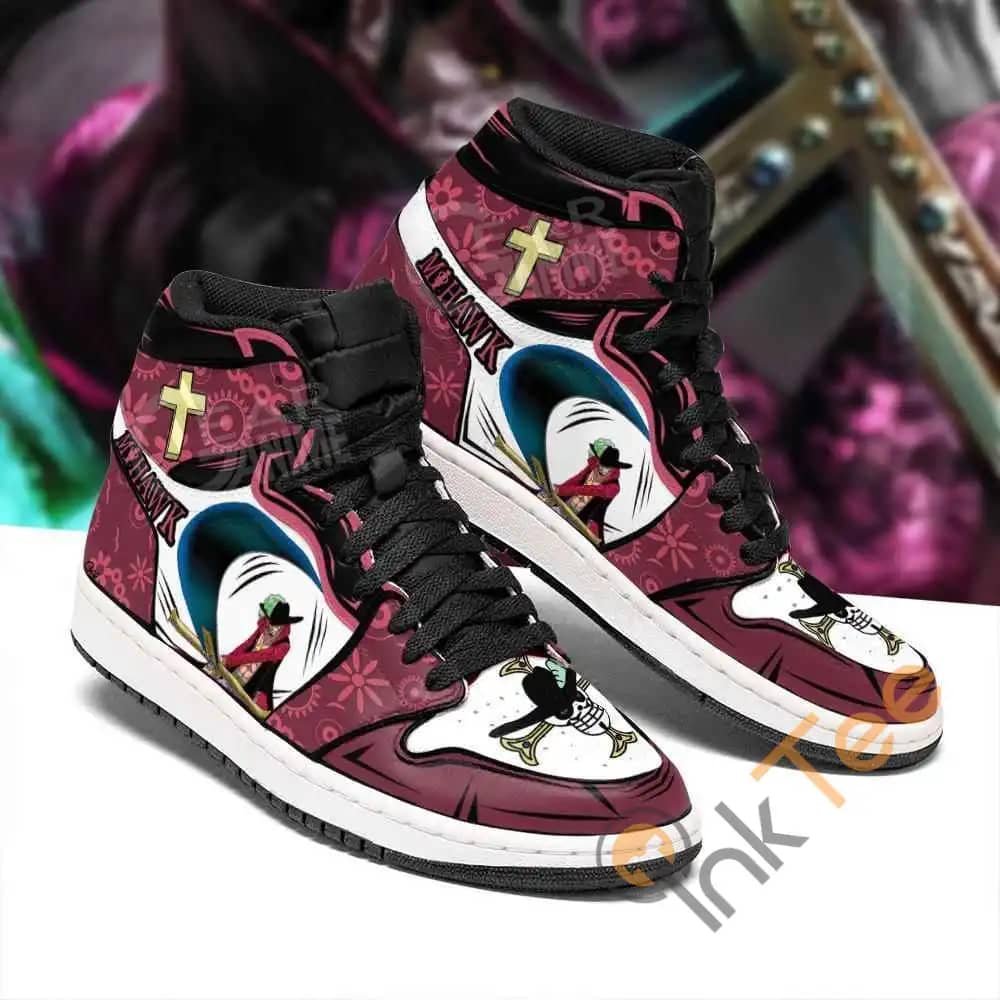 Dracule Mihawk One Piece Sneakers Anime Air Jordan Shoes