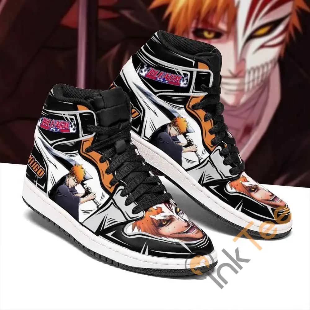 Ichigo Bleach Sneakers Anime Air Jordan Shoes