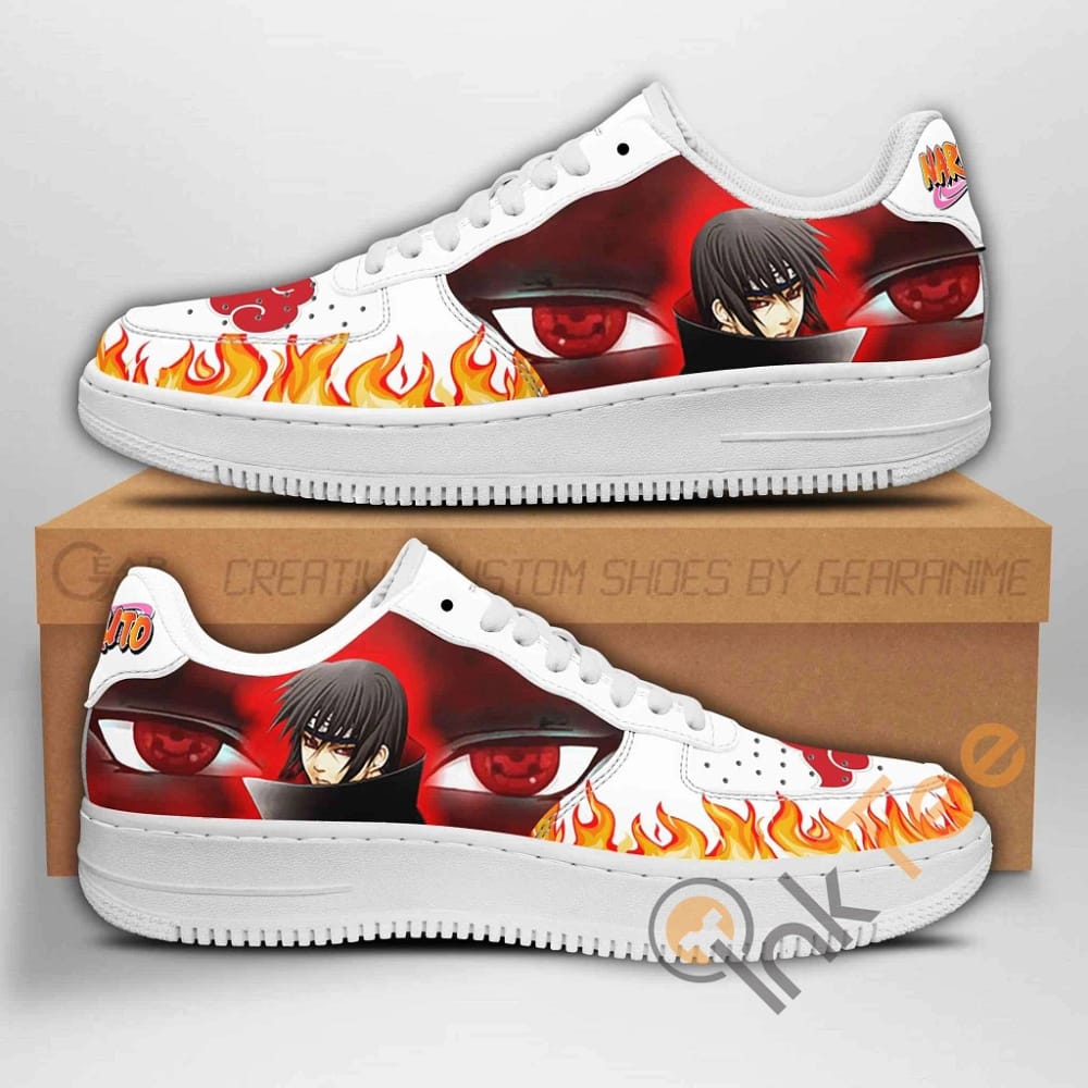Itachi Eyes Naruto Anime Nike Air Force Shoes