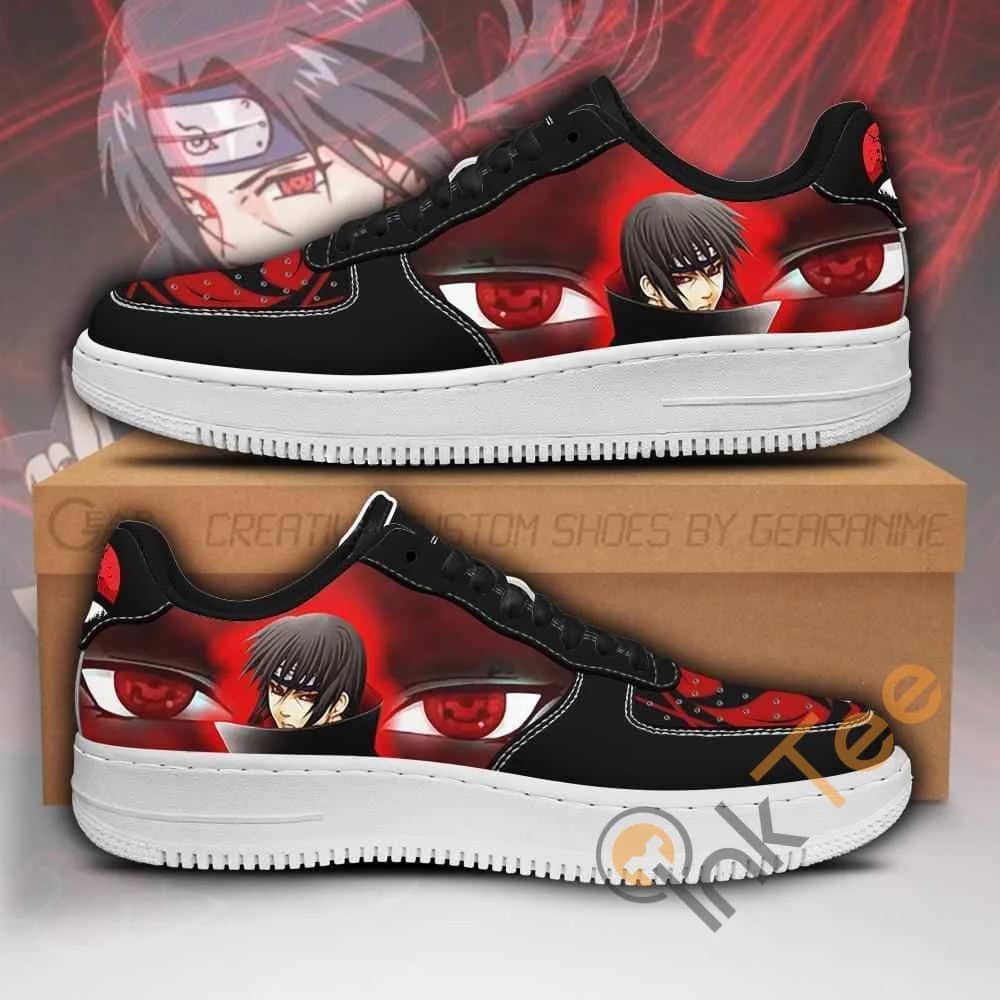 Itachi Sharingan Eyes Naruto Anime Nike Air Force Shoes