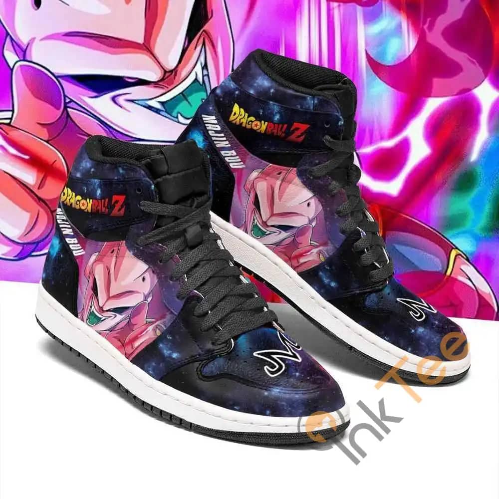 Majin Buu Galaxy Dragon Ball Z Sneakers Anime Air Jordan Shoes