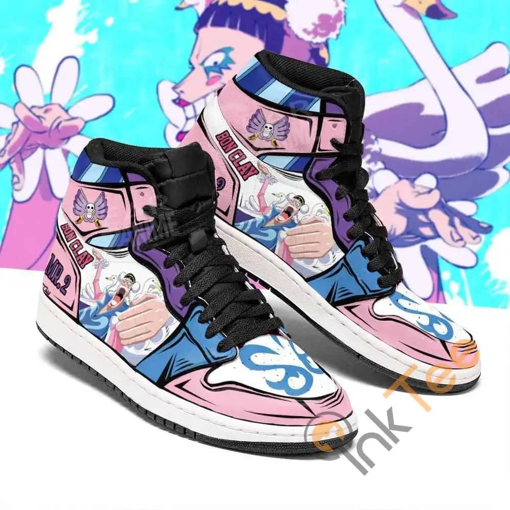 Mr 2 Bon Clay One Piece Sneakers Anime Air Jordan Shoes