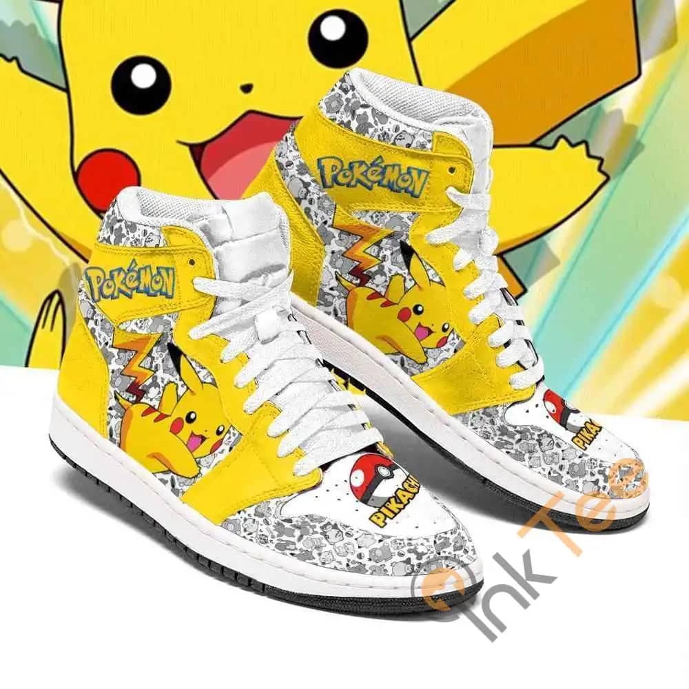 Pikachu Cute Pokemon Sneakers Air Jordan Shoes