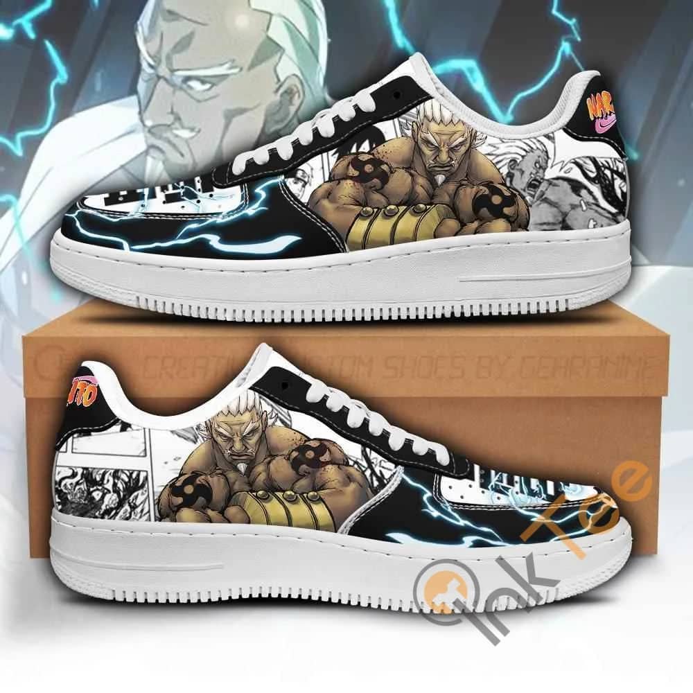 Raikage Naruto Anime Nike Air Force Shoes