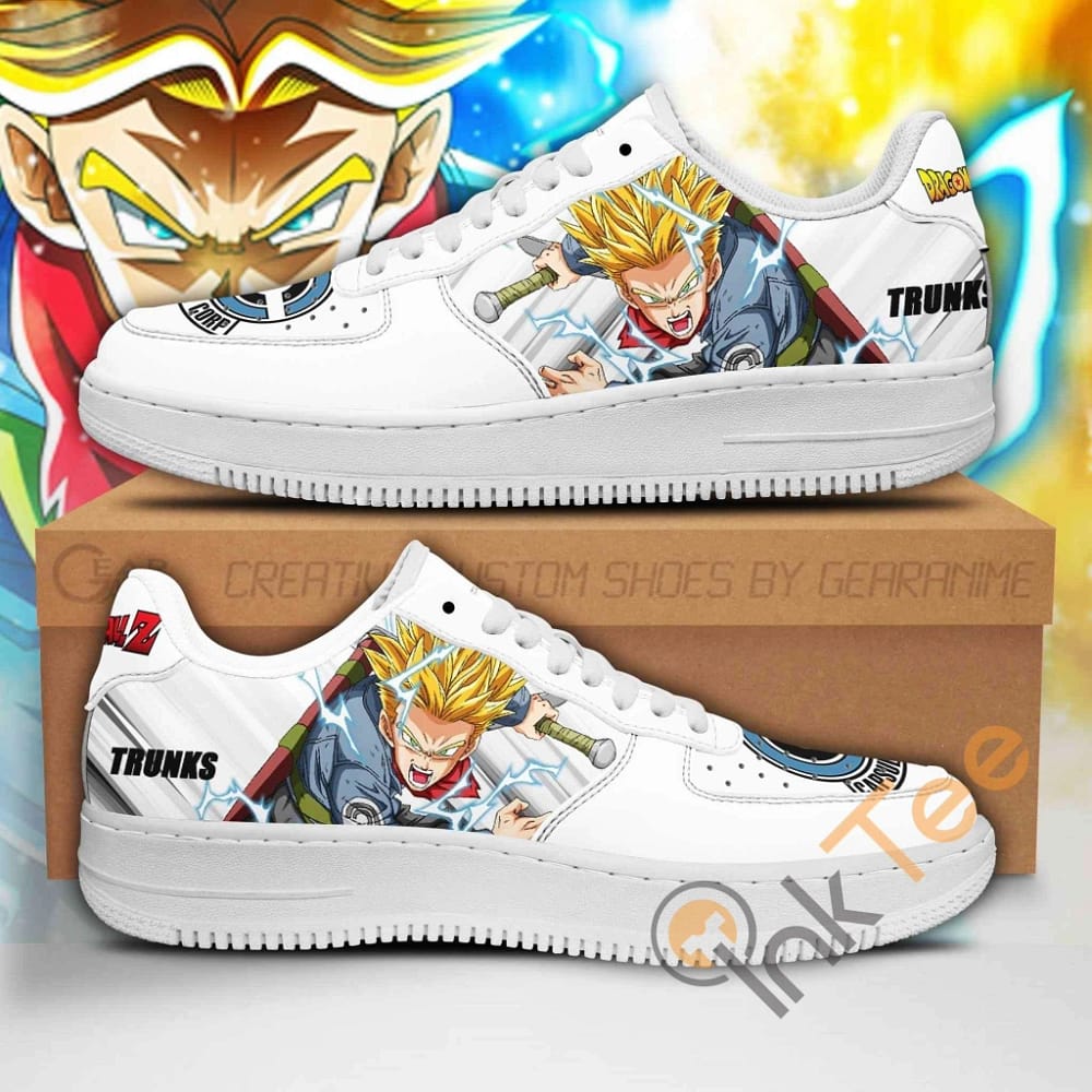 Trunks Custom Dragon Ball Z Anime Nike Air Force Shoes