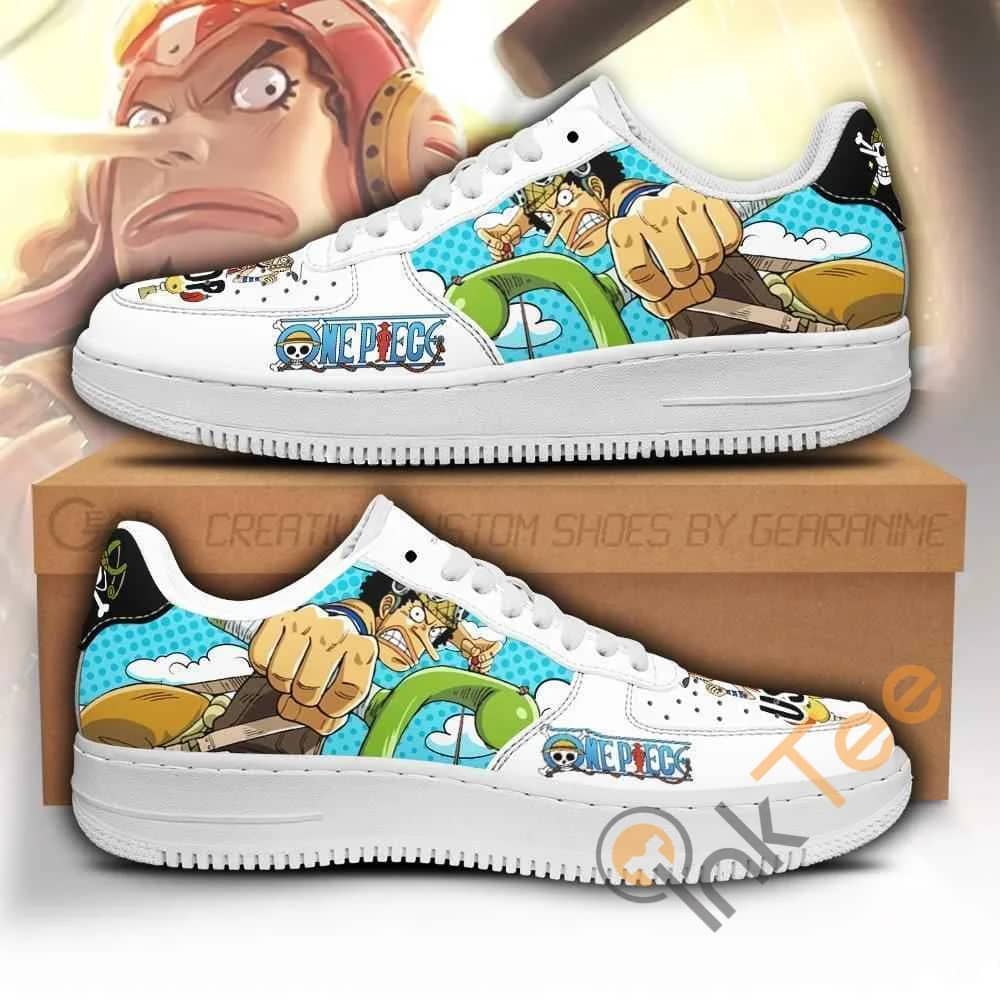Usop Custom One Piece Anime Nike Air Force Shoes