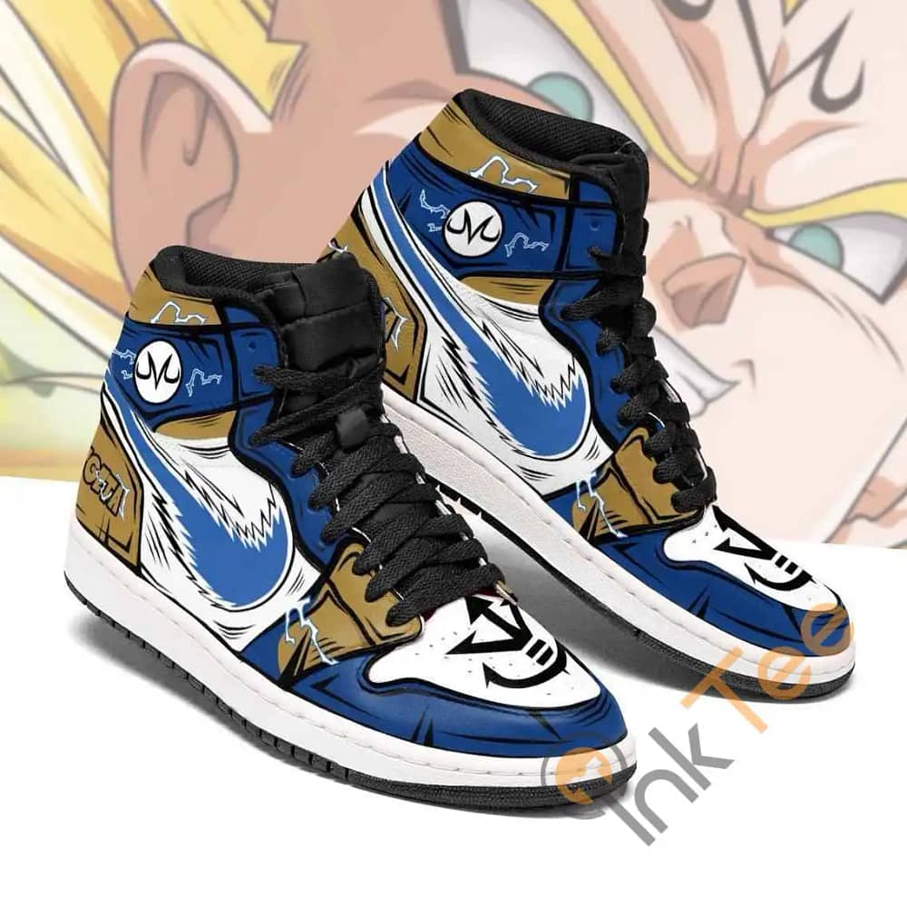 Vegeta Dragon Ball Z Anime Sneakers Air Jordan Shoes