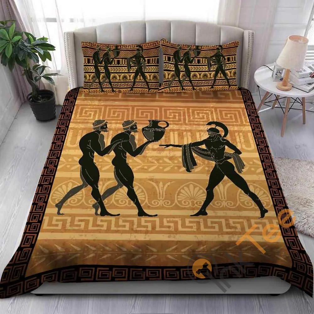 Custom 3d Greek Mythology Warriors Quilt Bedding Sets
