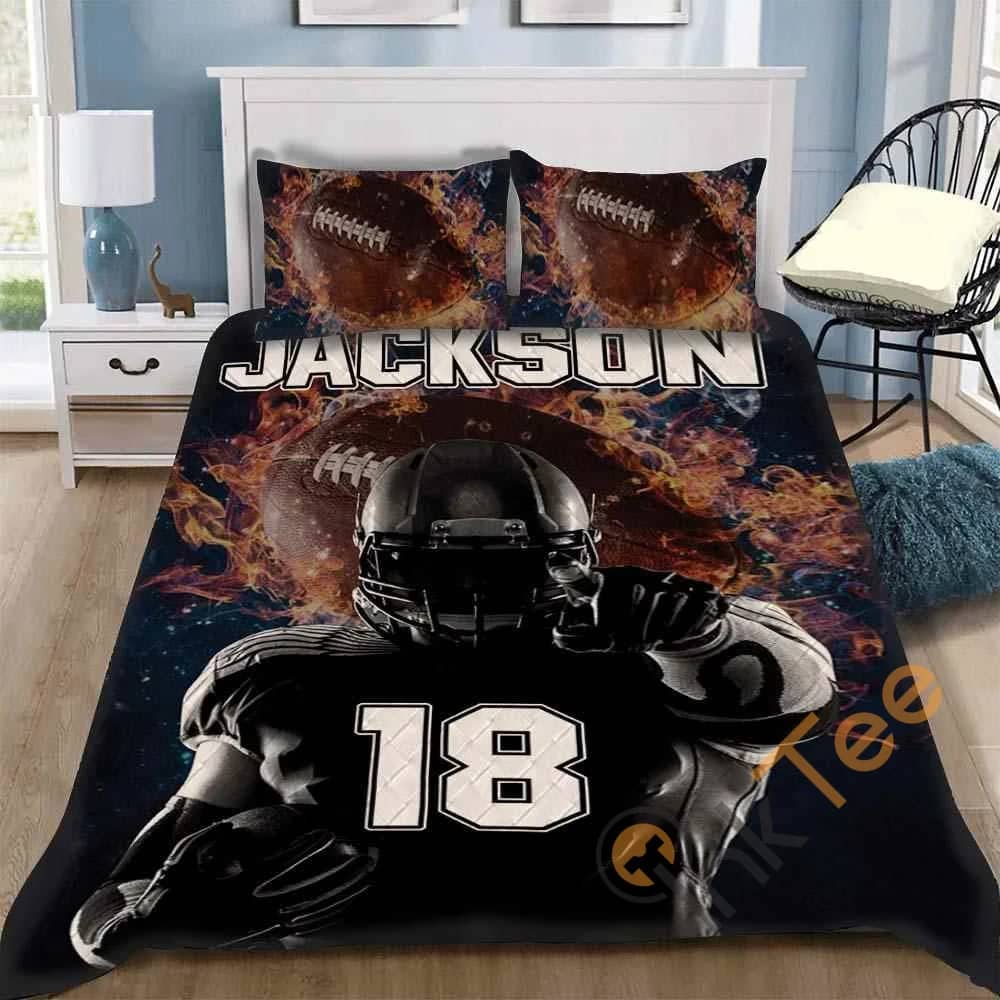 Custom Football Quilt Bedding Sets