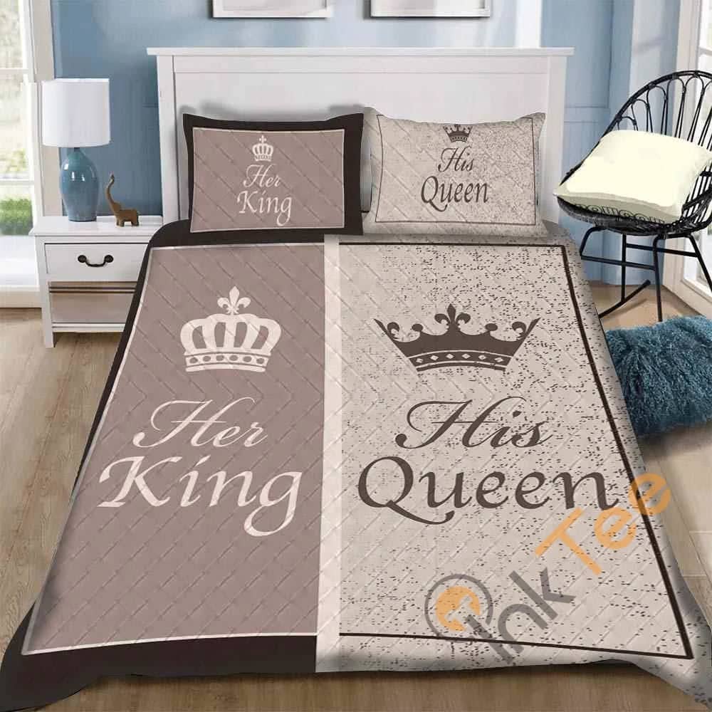 Custom Her King His Queen Quilt Bedding Sets