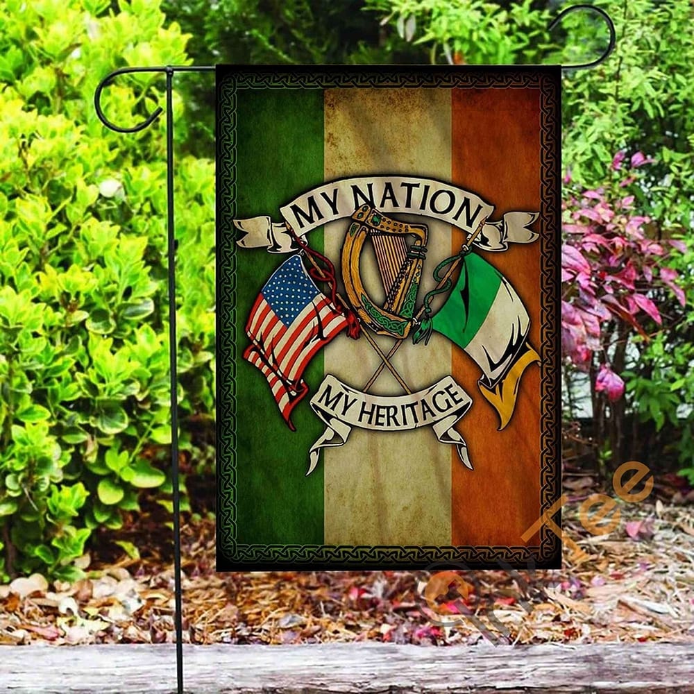 Inktee Store - Custom Irish My Nation My Heritage Garden Flag Image
