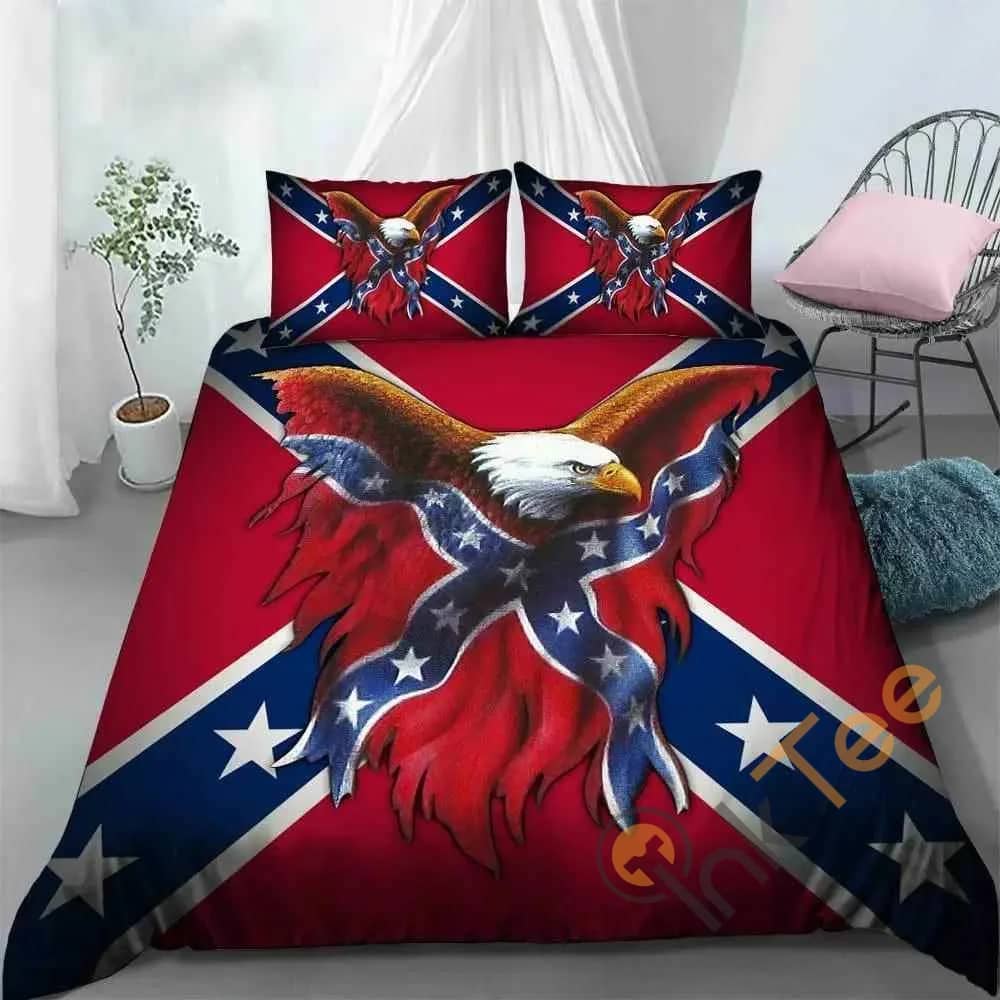 Custom The Confederate Battle Flag Quilt Bedding Sets