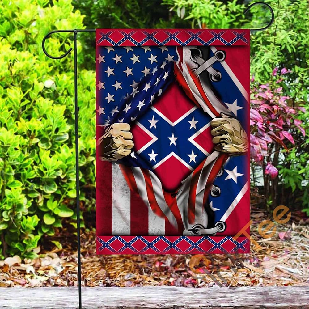 Inktee Store - Custom The Confederate Battle Garden Flag Image