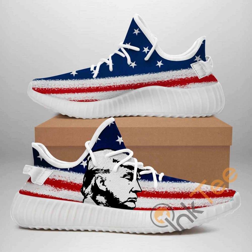 Trump American Flag Amazon Best Selling Yeezy Boost