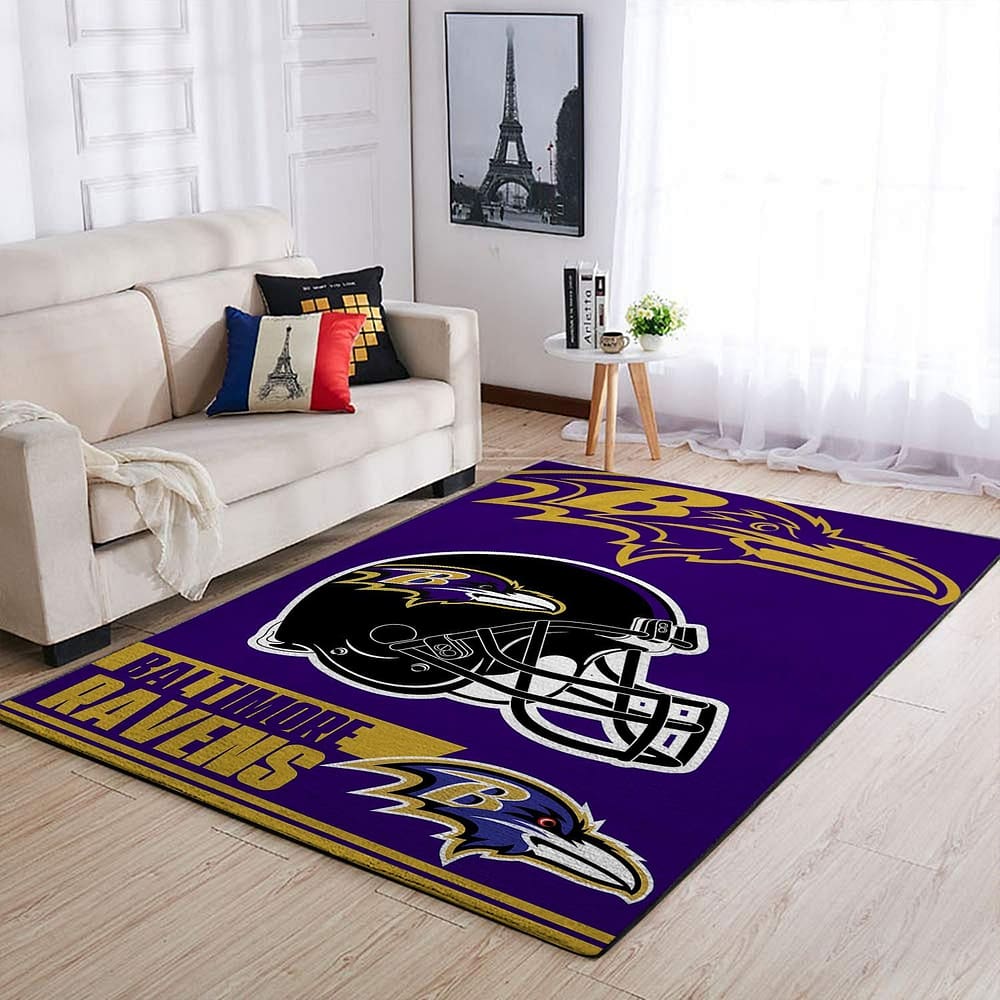 Amazon Baltimore Ravens Living Room Area No2155 Rug