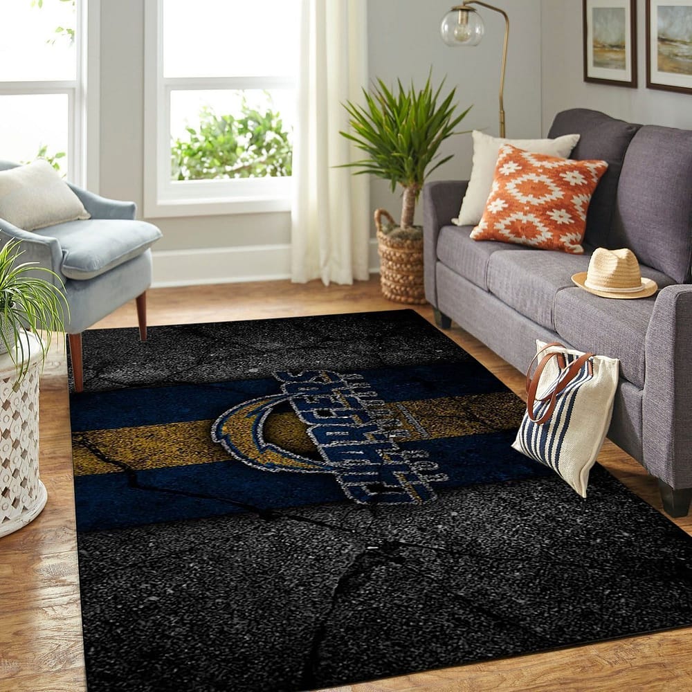 Amazon Los Angeles Chargers Living Room Area No3529 Rug