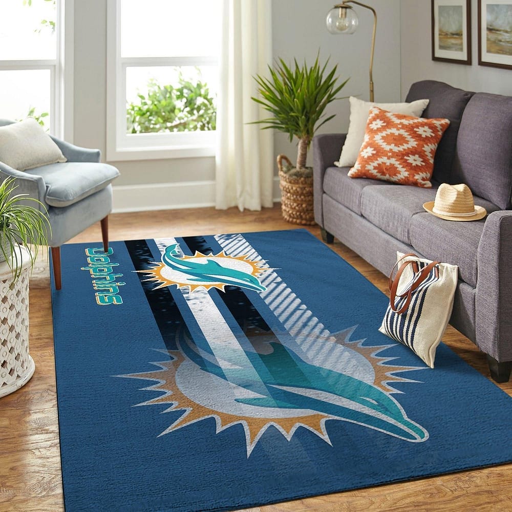 Amazon Miami Dolphins Living Room Area No3541 Rug