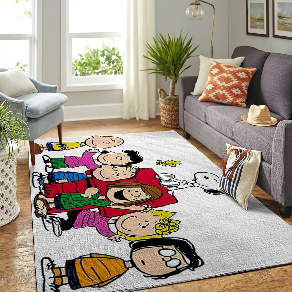 Amazon Snoopy Dog And Peanuts Comic Living Room Area No6547 Rug