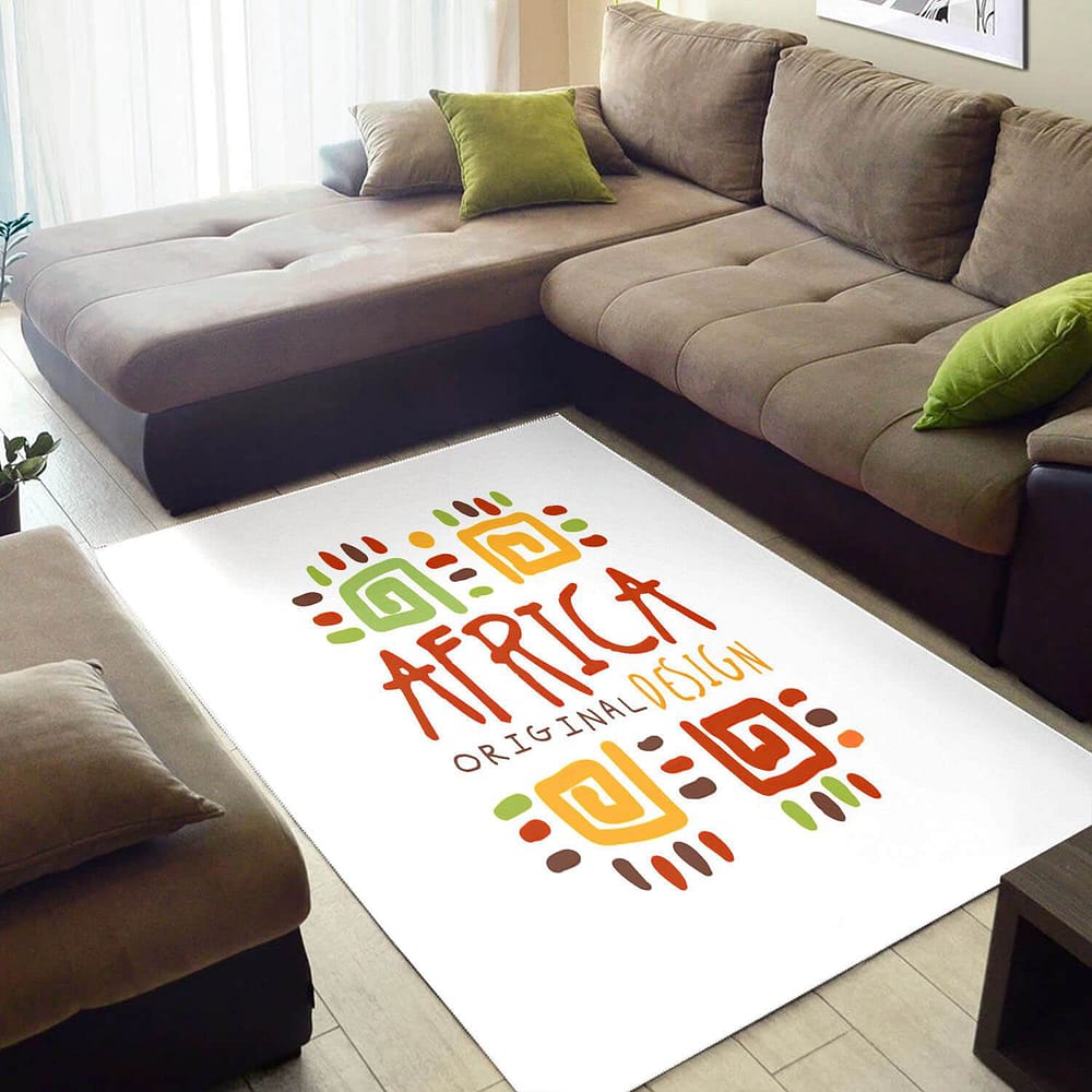 Cool African Attractive Style Afrocentric Art Large Living Room Rug
