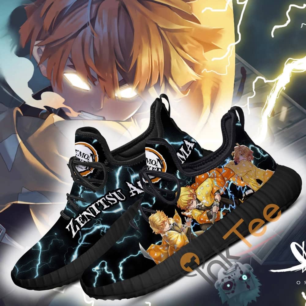 Demon Slayer Zenitsu Agatsuma Custom Anime Amazon Reze Shoes