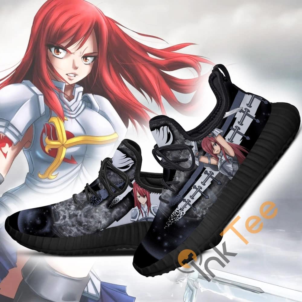 Inktee Store - Fairy Tail Erza Scarlet Knight Sporty Fairy Tail Anime Amazon Reze Shoes Image