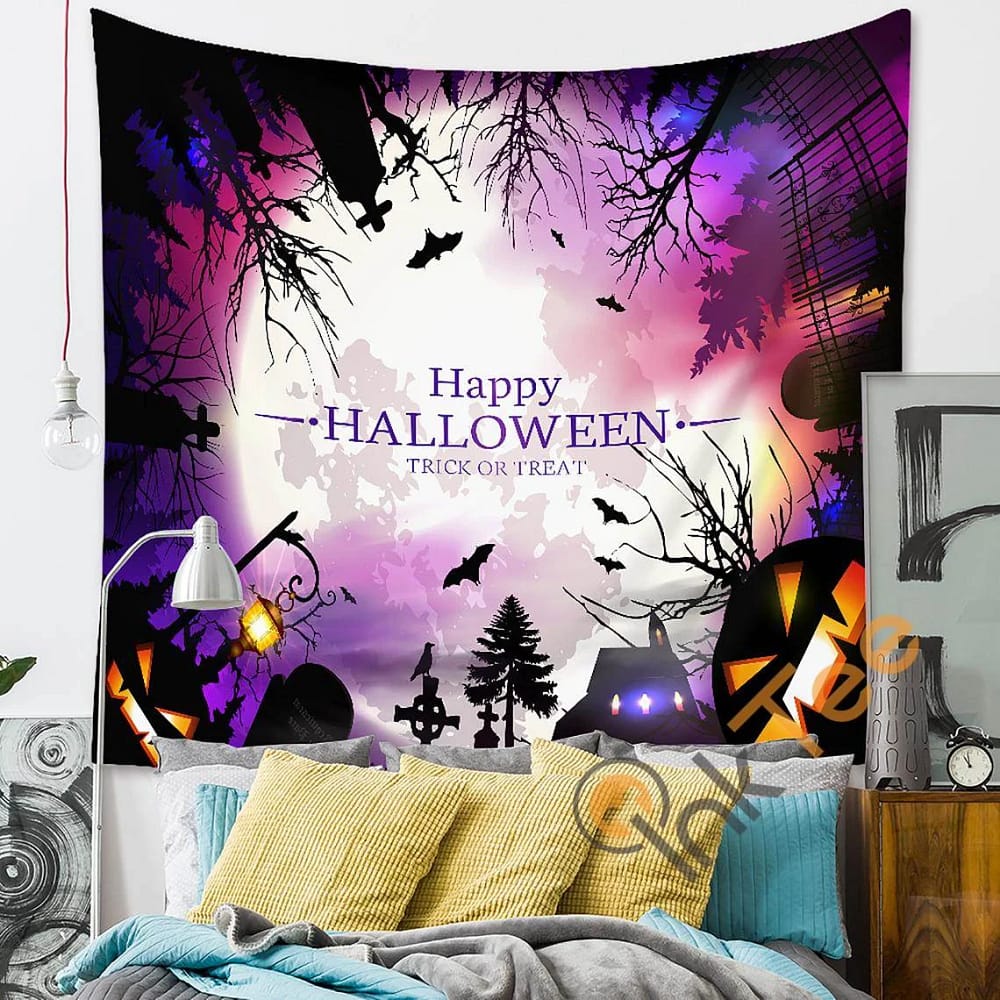 Happy Halloween Art Sku910 Tapestry