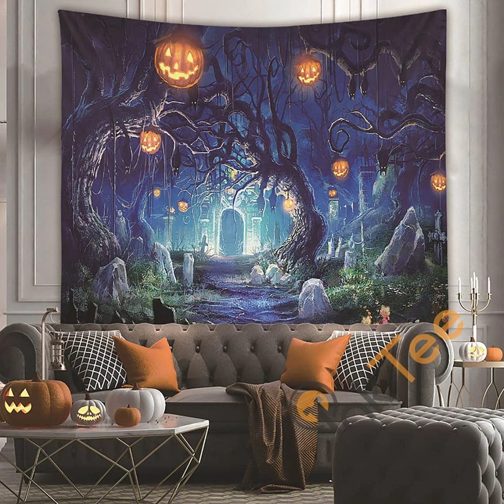 Happy Halloween Art Sku917 Tapestry