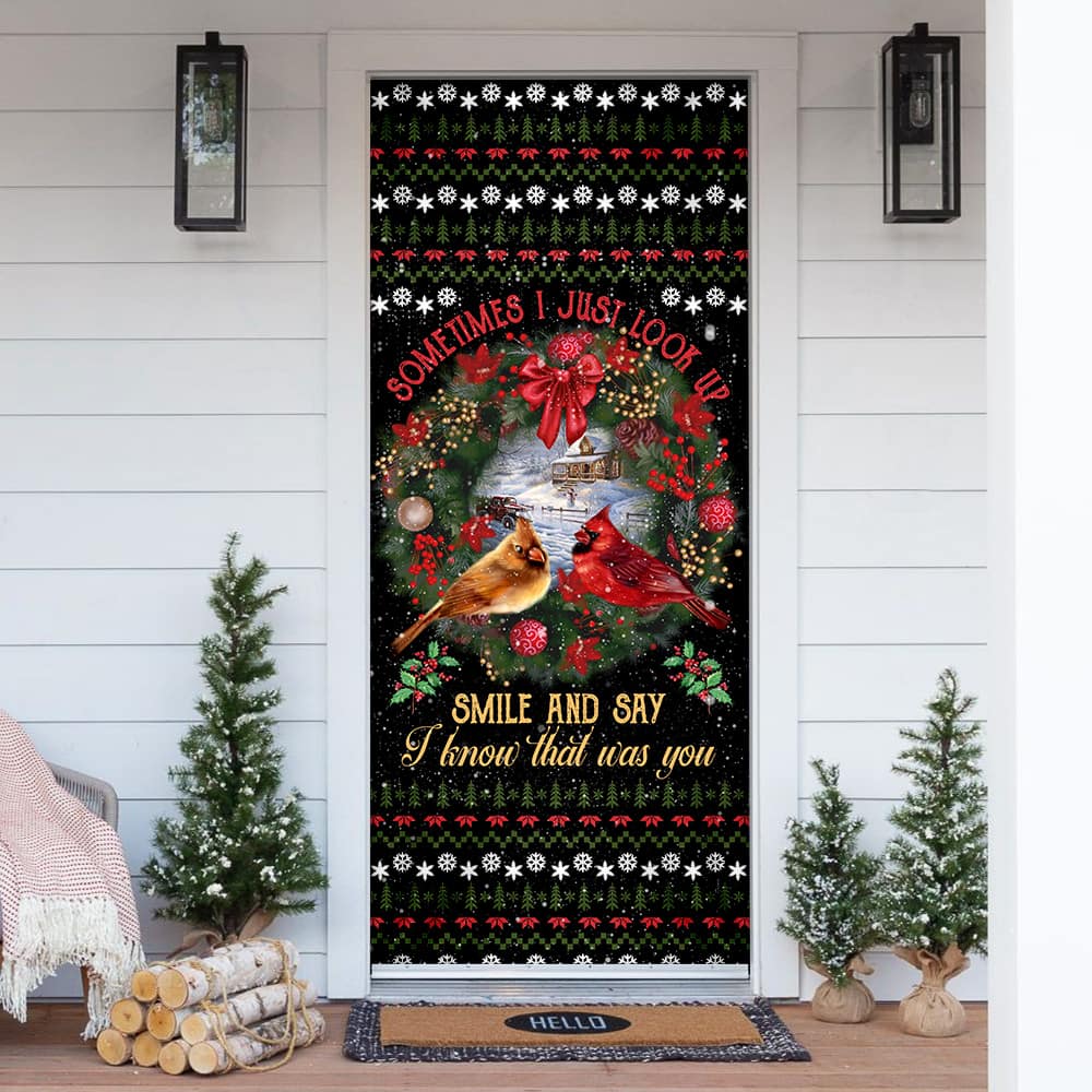 I Know That Was You Red Birds Door Cover