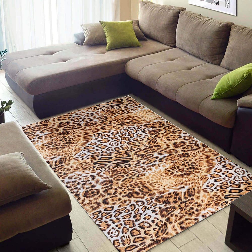 Modern African Retro Themed Ethnic Seamless Pattern Style Area Home Rug