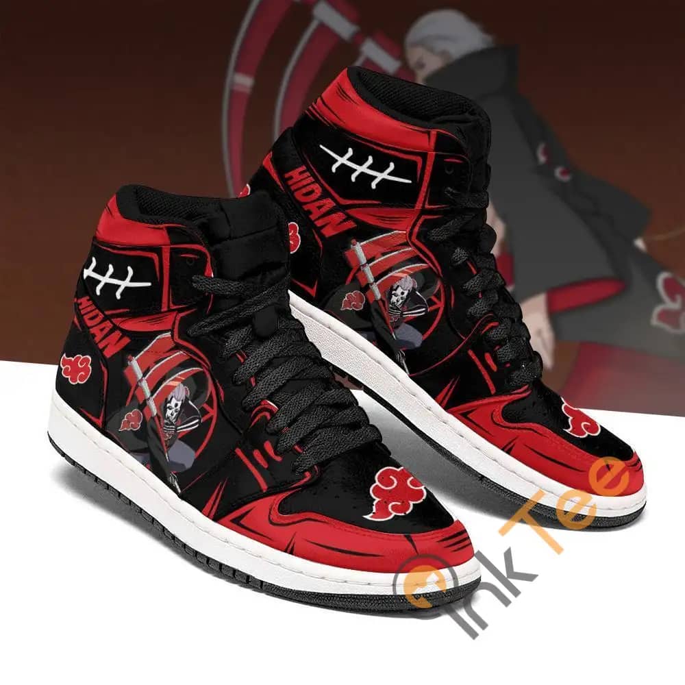 Naruto Hidan Akatsuki Symbol Costume Anime Amazon Air Jordan Shoes