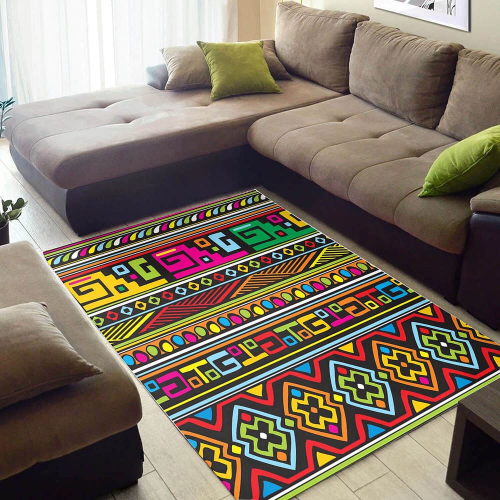 Nice African American Beautiful Style Seamless Pattern Carpet Rug