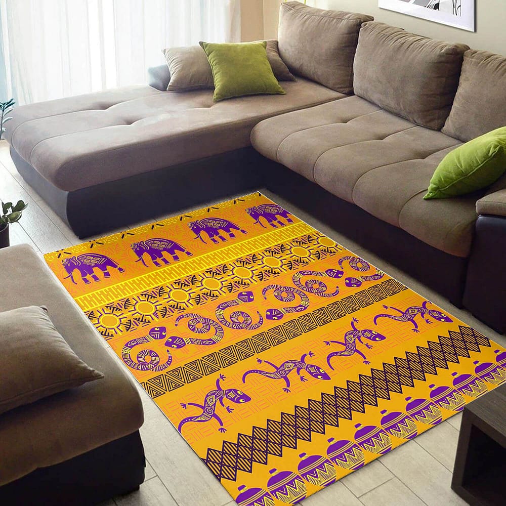 Nice African Cool Style Afrocentric Art Themed Home Rug