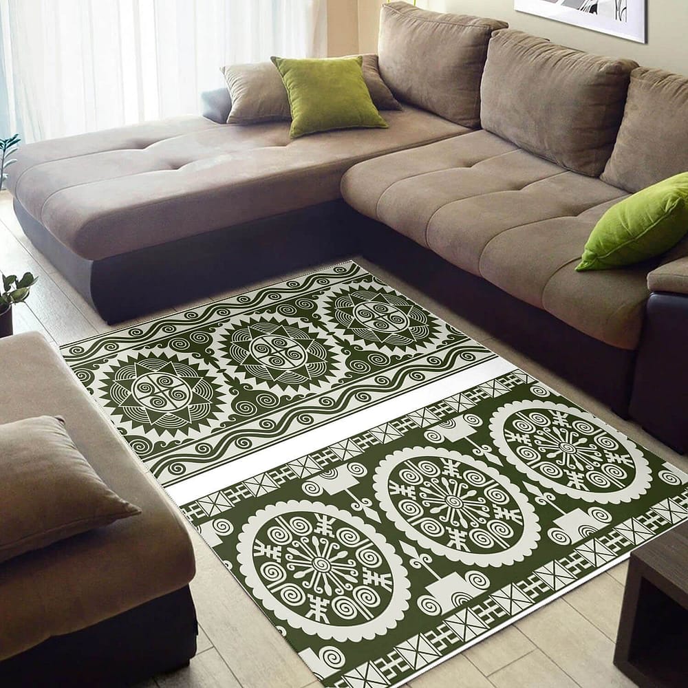 Nice African Graphic Afro American Ethnic Seamless Pattern Style Area Inspired Living Room Rug