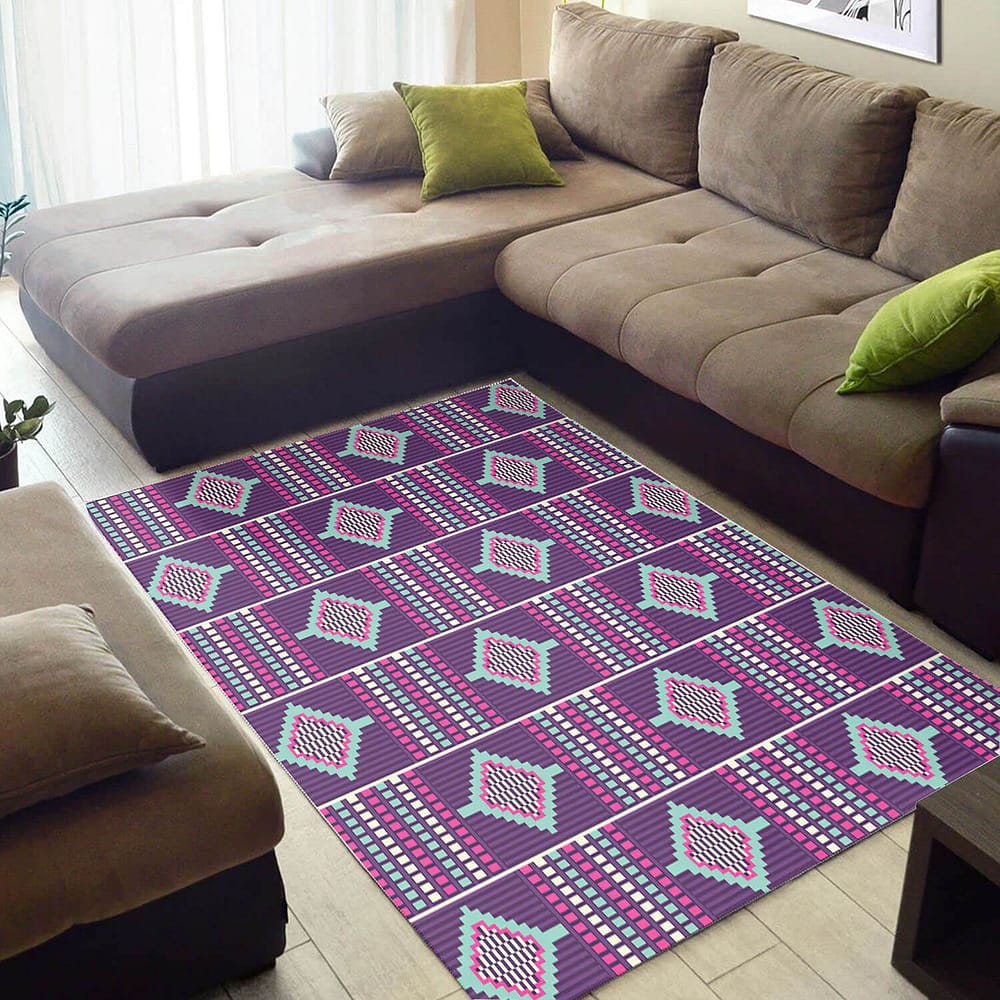 Nice African Style Abstract Black History Month Ethnic Seamless Pattern Inspired Living Room Rug
