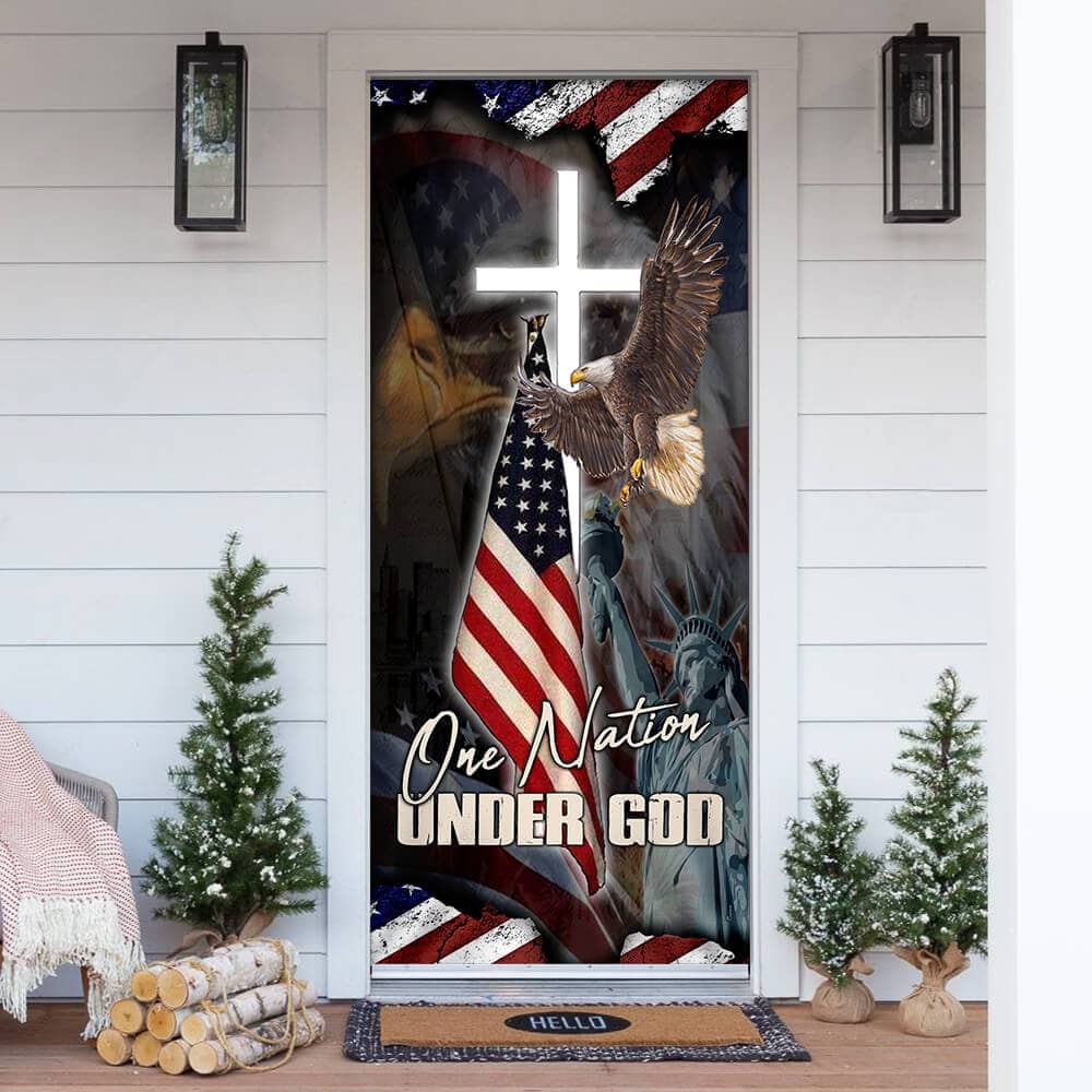 One Nation Under God No12 Door Cover