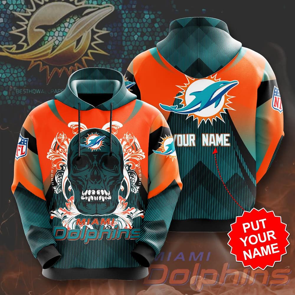 Personalized Miami Dolphins No1151 Custom Hoodie 3D