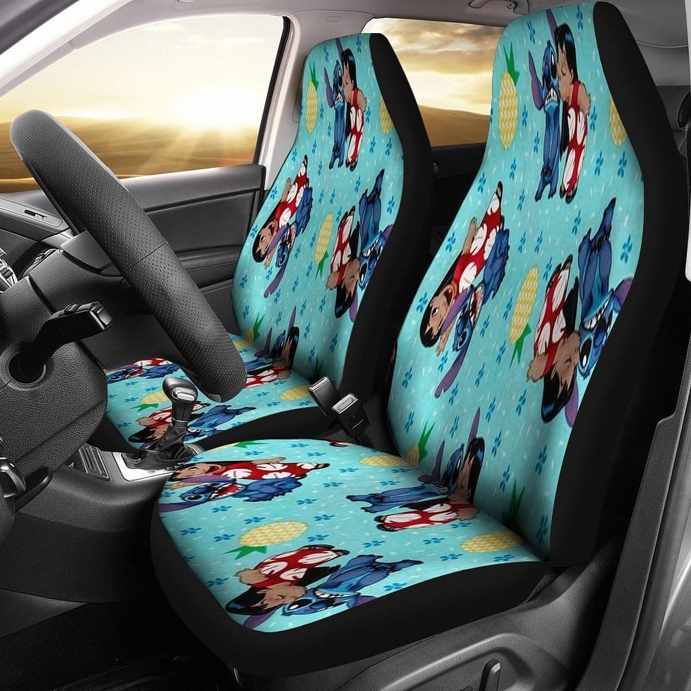 Stich And Lilo Disney Cartoon Car Seat Covers