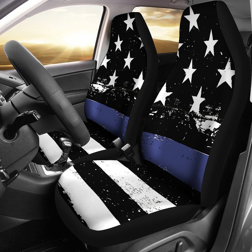 Thin Blue Line Amazing Gift Ideas Car Seat Covers