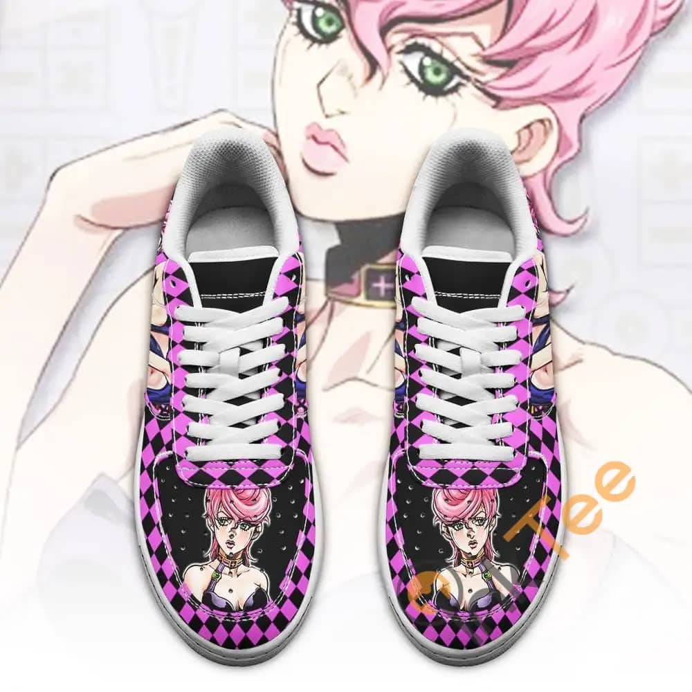 Trish Una Jojo's Bizarre Adventure Anime Fan Gift Idea Amazon Nike Air Force Shoes