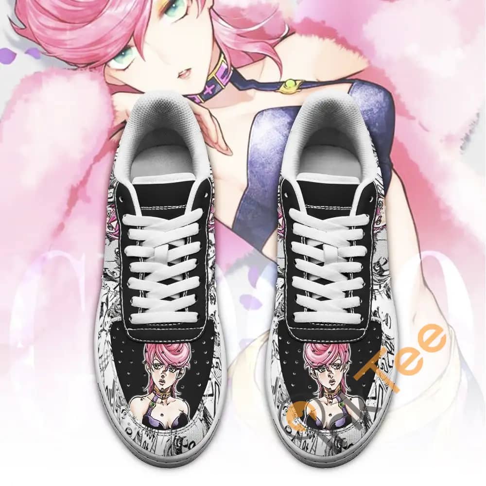 Trish Una Manga Style Jojo's Anime Fan Gift Idea Amazon Nike Air Force Shoes